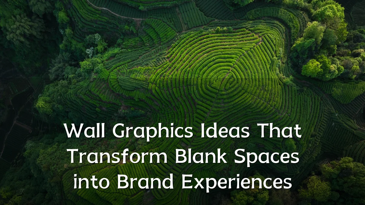 Wall Graphics Ideas That Transform Blank Spaces into Brand Experiences