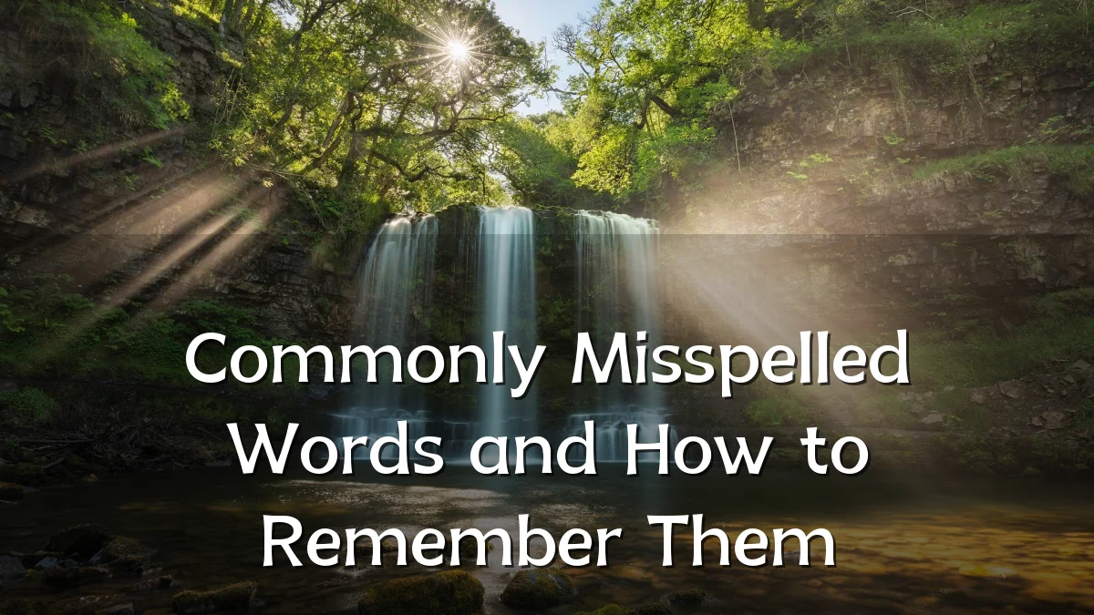 Commonly Misspelled Words and How to Remember Them