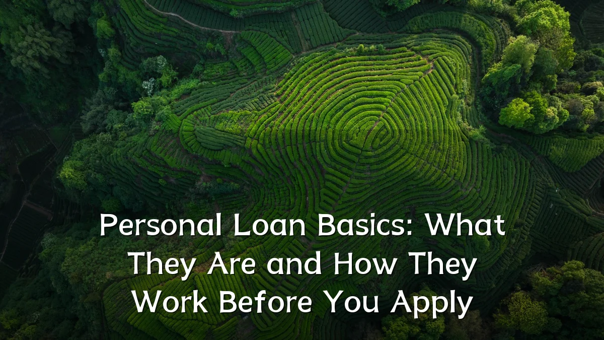 Personal Loan Basics: What They Are and How They Work Before You Apply