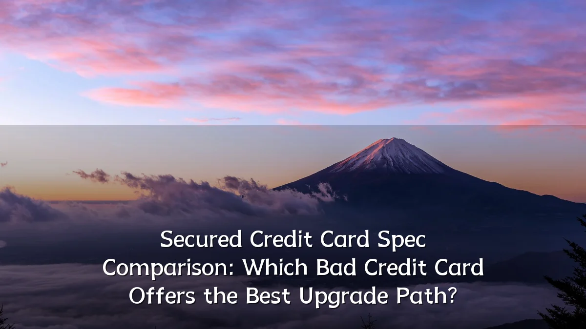 Secured Credit Card Spec Comparison: Which Bad Credit Card Offers the Best Upgrade Path?